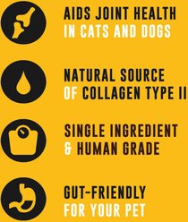 Left Coast Performance Chicken Bone Broth Powder Supplement for Dogs & Cats, 8-oz jar slide 2 of 8