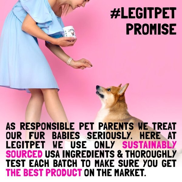 Legitpet Cranberry UTI Soft Chew Bladder Support Supplement for Dogs
