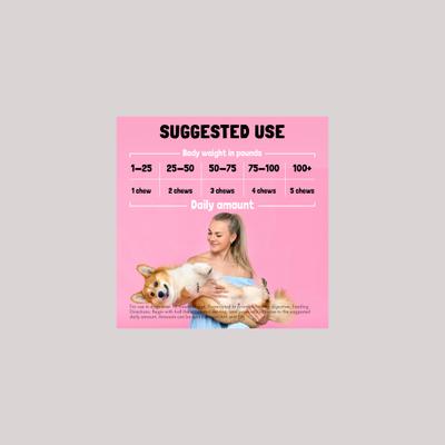 Show full view: Legitpet Cranberry UTI Soft Chew Bladder Support Supplement for Dogs, 30 count slide 7 of 10