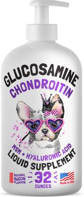 Show full view: Legitpet Liquid Glucosamine Bacon Flavored Joint Supplement for Adult Dogs, 32-fl oz bottle slide 1 of 10