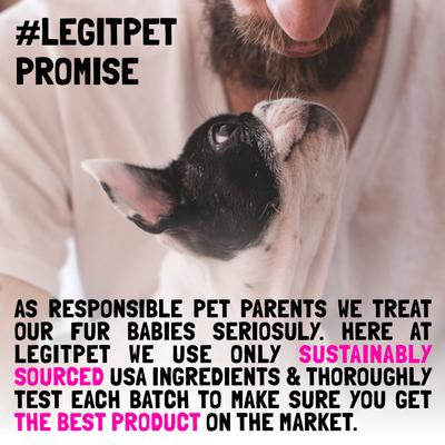 Show full view: Legitpet Liquid Glucosamine Bacon Flavored Joint Supplement for Adult Dogs, 32-fl oz bottle slide 9 of 10