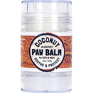 Legitpet Skin & Coat Coconut Oil & Shea Butter Adult Dog Paw Balm, 2-fl oz stick