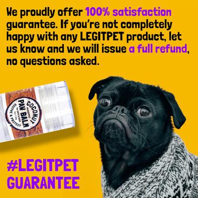 Show full view: Legitpet Skin & Coat Coconut Oil & Shea Butter Adult Dog Paw Balm, 2-fl oz stick slide 7 of 8