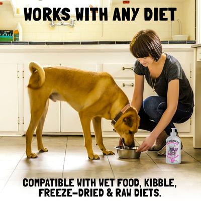 Show full view: Legitpet Wild Caught Alaskan Salmon Oil Liquid Skin & Coat Supplement for Adult Dogs & Cats, 32-fl oz bottle slide 5 of 10