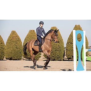 LeMieux Loire Classic Close Contact Square Horse Saddle Pads, Large, Black 
