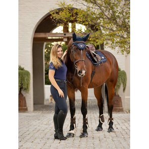 LeMieux Loire Classic Close Contact Square Saddle Pads, Large, Navy