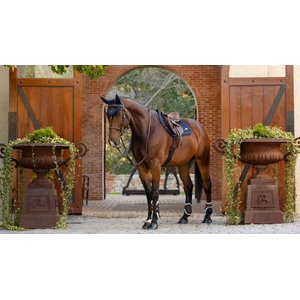 LeMieux Loire Classic Close Contact Square Saddle Pads, Large, Navy