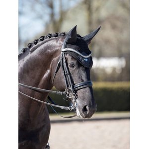 LeMieux Loire Horse Fly Hood, Black, Large