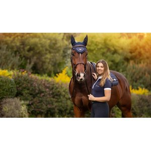 LeMieux Loire Horse Fly Hood, Navy, Medium
