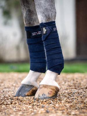 Show full view: LeMieux Loire Polo Horse Bandages, Large, Navy  slide 2 of 2