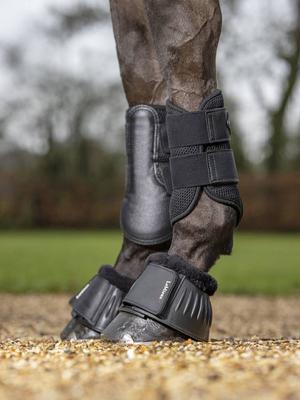 Show full view: LeMieux ProShell Over Reach Horse Boots, Black, Large slide 2 of 3