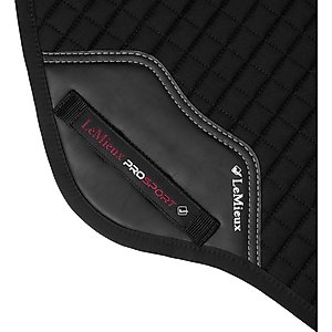 LeMieux Suede Close Contact Square, Black