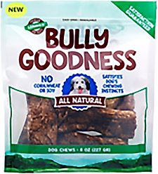 Lennox Bully Goodness Beef Skins Bully Gravy Dog Treats, 8-oz bag