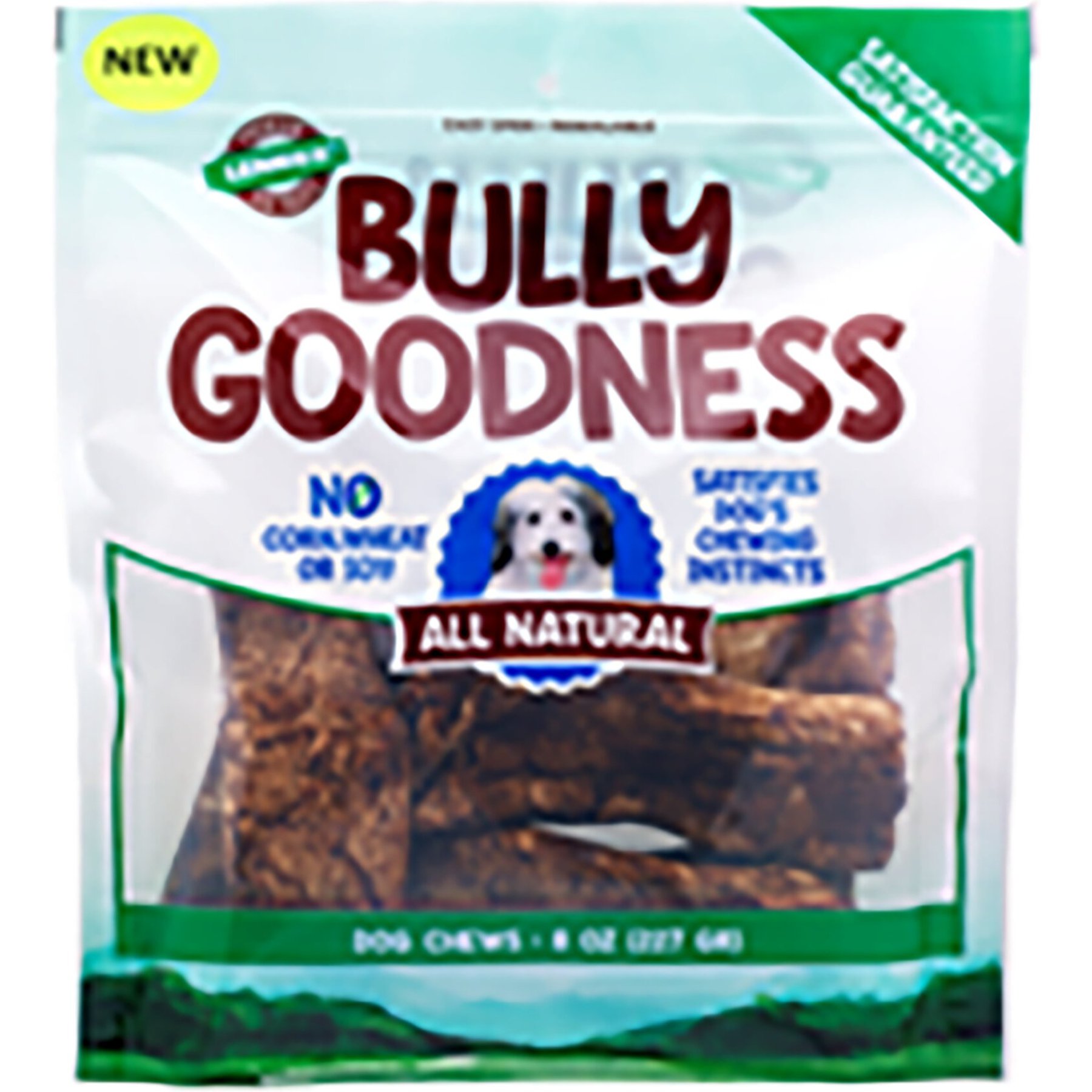 Lennox Bully Goodness Beef Skins Bully Gravy Dog Treats, 8-oz bag