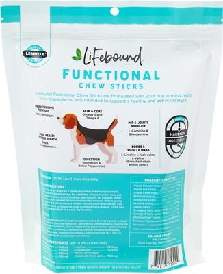 Show full view: Lennox Lifebound Functional Chew Sticks Medium Dog Chew Treats, 21 count slide 3 of 3