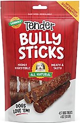 Lennox Tender 4.5-inch Bully Sticks Dog Treats, 4-oz bag