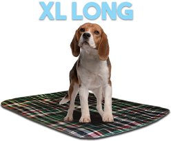 Lennypads Ultra Absorbent Washable Dog Pee Pads, Green Plaid, X-Large Long: 24 x 36-in, Unscented slide 2 of 7