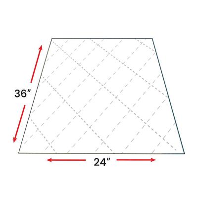 Show full view: Lennypads Ultra Absorbent Washable Dog Pee Pads, Tan Plaid, X-Large Long: 24 x 36-in, Unscented slide 5 of 8