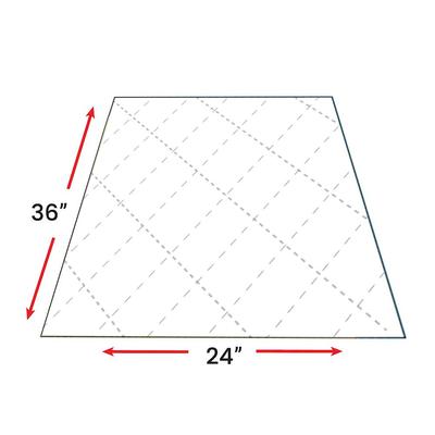 Show full view: Lennypads Ultra Absorbent Washable Dog Pee Pads, White, X-Large Long: 24 x 36-in, 1 count, Unscented slide 5 of 9