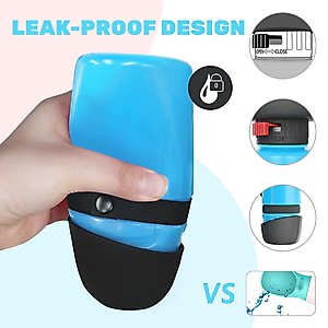 LESOTC Outdoor Dog Water Bottle Dispenser, Sky Blue