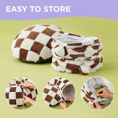 Show full view: Lesure 2-in-1 Cat Tunnel Bed, Brown, Standard slide 4 of 8