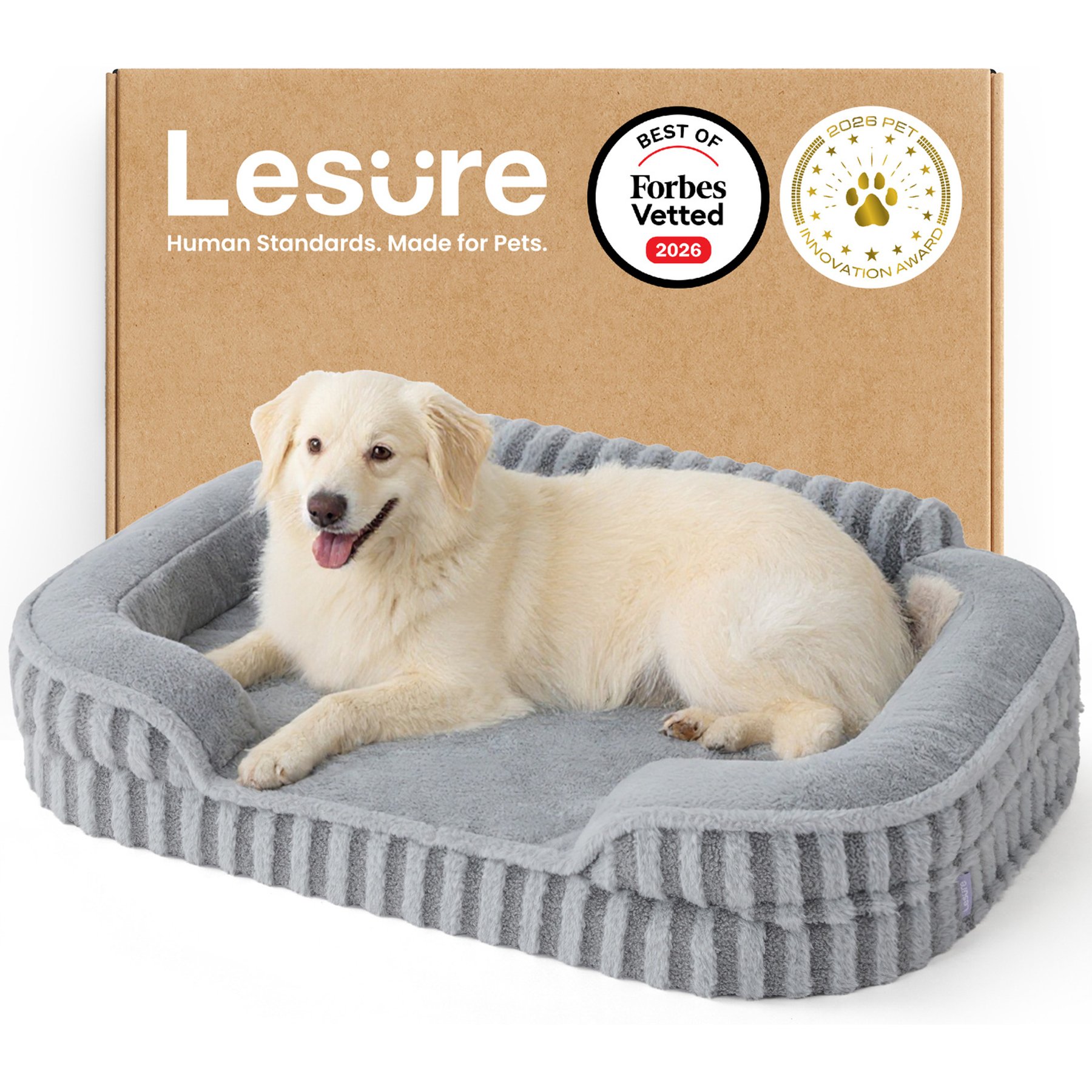 Lesure High-Back Orthopedic Dog Bed, From $40 (was $58)