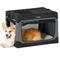 Show in main carousel: Lesure Indoor & Outdoor Soft-Sided Collapsible 4-Door Dog & Cat Travel Crate Kennel with Durable Mesh Windows, Black, Small: 26 inch slide 1 of 10