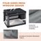 Show in main carousel: Lesure Indoor & Outdoor Soft-Sided Collapsible 4-Door Dog & Cat Travel Crate Kennel with Durable Mesh Windows, Black, Small: 26 inch slide 5 of 10