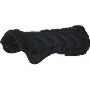 Lettia CoolMax Horse Half Pad, Black, Large