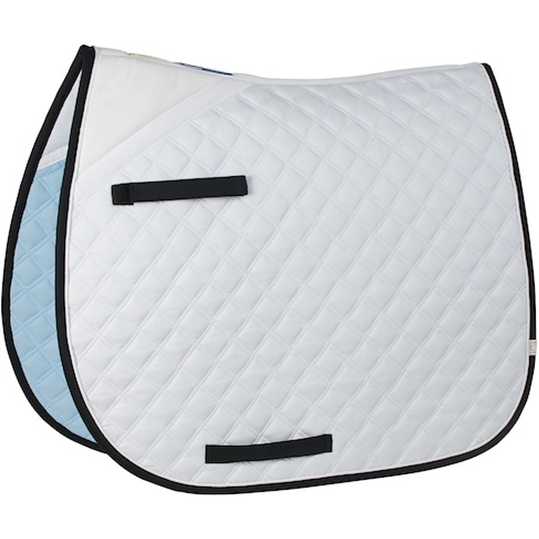 Lettia CoolMax ProSeries Horse Dressage Pad, White/Black