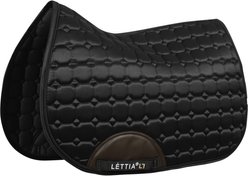 Lettia Infinity Collection All-Purpose Horse Saddle Pad, Black