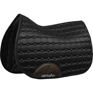 Lettia Infinity Collection All-Purpose Horse Saddle Pad, Black