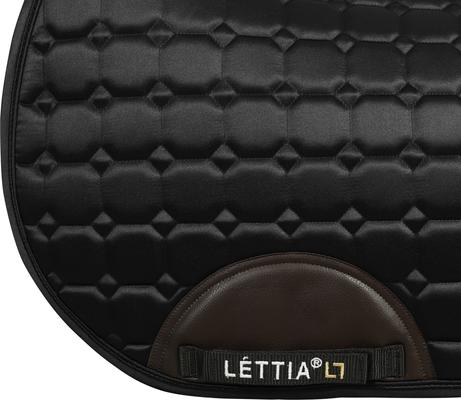 Show full view: Lettia Infinity Collection All-Purpose Horse Saddle Pad, Black slide 8 of 8
