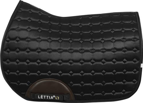 Show full view: Lettia Infinity Collection All-Purpose Horse Saddle Pad, Black slide 7 of 8