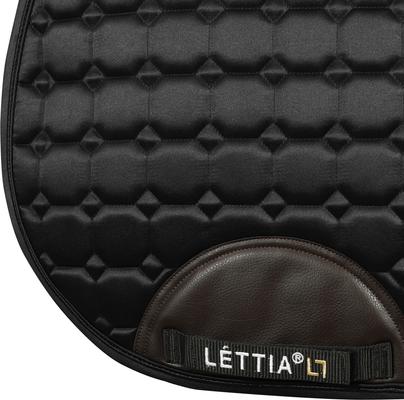 Show full view: Lettia Infinity Collection All-Purpose Horse Saddle Pad, Black slide 3 of 8