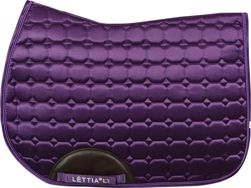 Show full view: Lettia Infinity Collection All-Purpose Horse Saddle Pad, Purple slide 2 of 7
