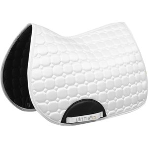 Lettia Infinity Collection All-Purpose Horse Saddle Pad, White