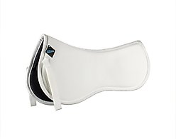 Lettia Memory Foam Horse Half Pad, White