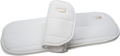 Lettia No-Bow Horse Wraps, White, 10-in