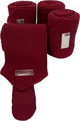 Lettia Shadow Polo Horse Wraps, Wine