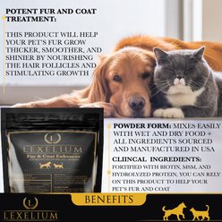 Lexelium Fur & Coat Enhancer Dog & Cat Supplement, 7-oz bag slide 2 of 7