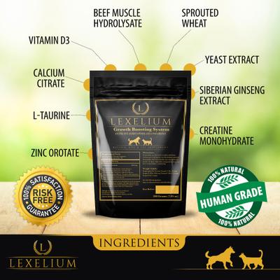 Show full view: Lexelium Growth Boosting System Dog & Cat Supplement, 7-oz bag slide 5 of 9