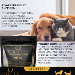 Lexelium Heart Support System Dog & Cat Supplement, 7-oz bag slide 2 of 7