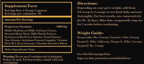 Show full view: Lexelium Holistic Multivitamin & Mineral Supplement Dog & Cat Supplement, 7-oz bag slide 8 of 8