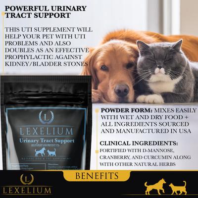 Show full view: Lexelium Urinary Tract Support Dog & Cat Supplement, 7-oz bag slide 3 of 9