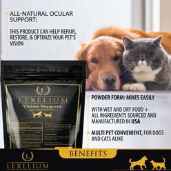 Lexelium Vision Support Dog & Cat Supplement, 7-oz bag slide 2 of 7