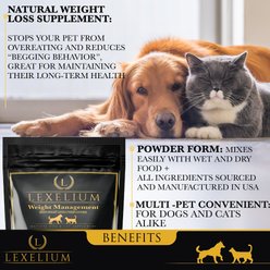 Lexelium Weight Management Dog & Cat Supplement, 7-oz bag slide 2 of 8
