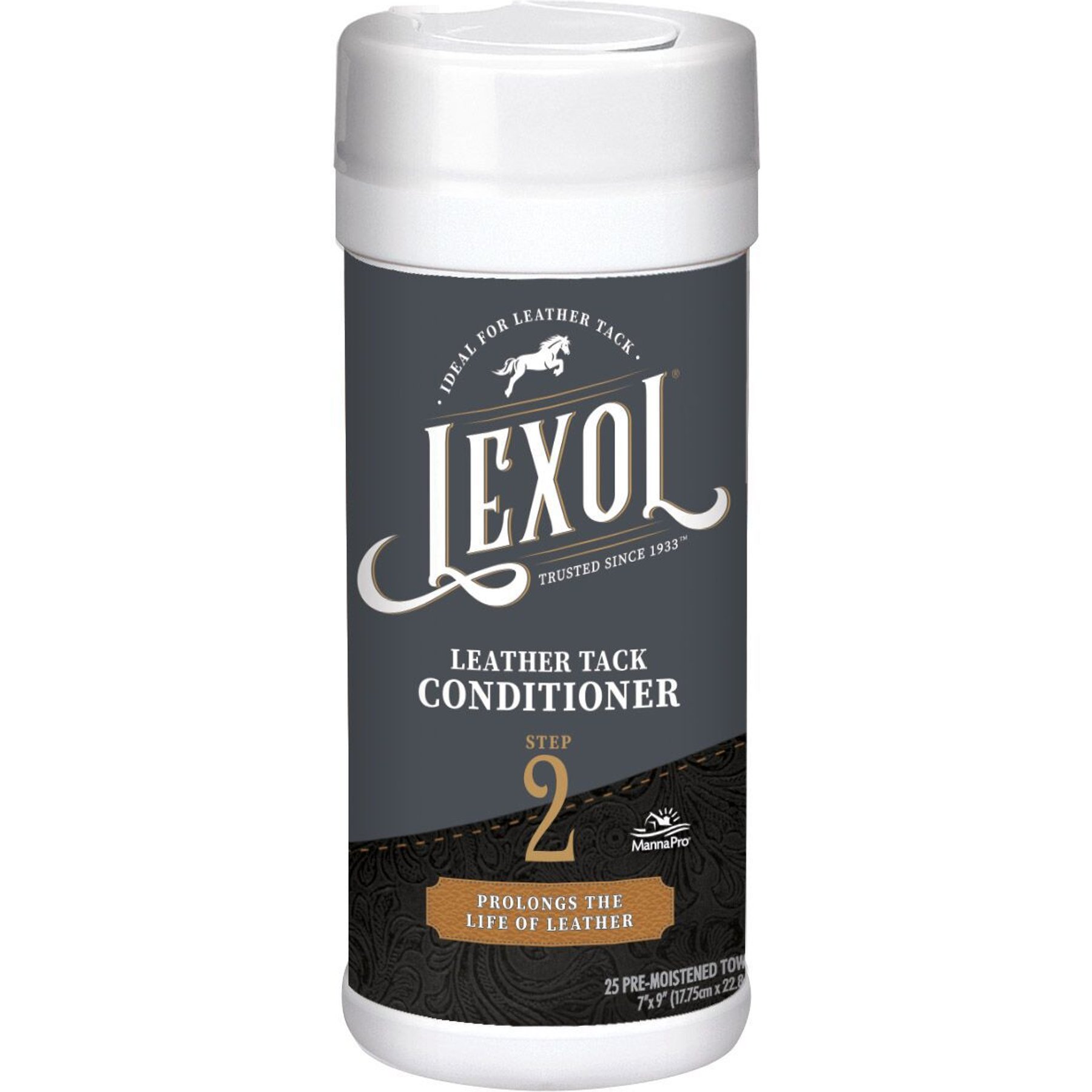 Lexol Leather Conditioner Quick Wipes, 25 count