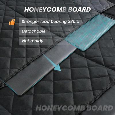 Show full view: LFC PETS Dog & Cat Water Resistant Car Seat Cover, Black, 53 x 62-in, Extra Large slide 4 of 9