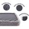 Show in main carousel: LFC PETS Fluffy Orthopedic Dog & Cat Bed with Waterproof Removable Cover, Grey, Medium slide 6 of 8